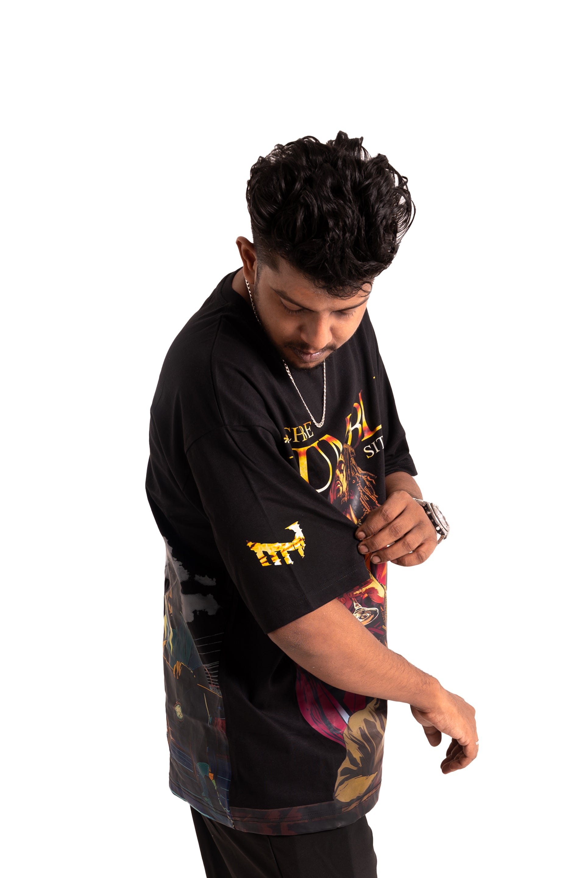 J Cole Oversized Tshirt Side