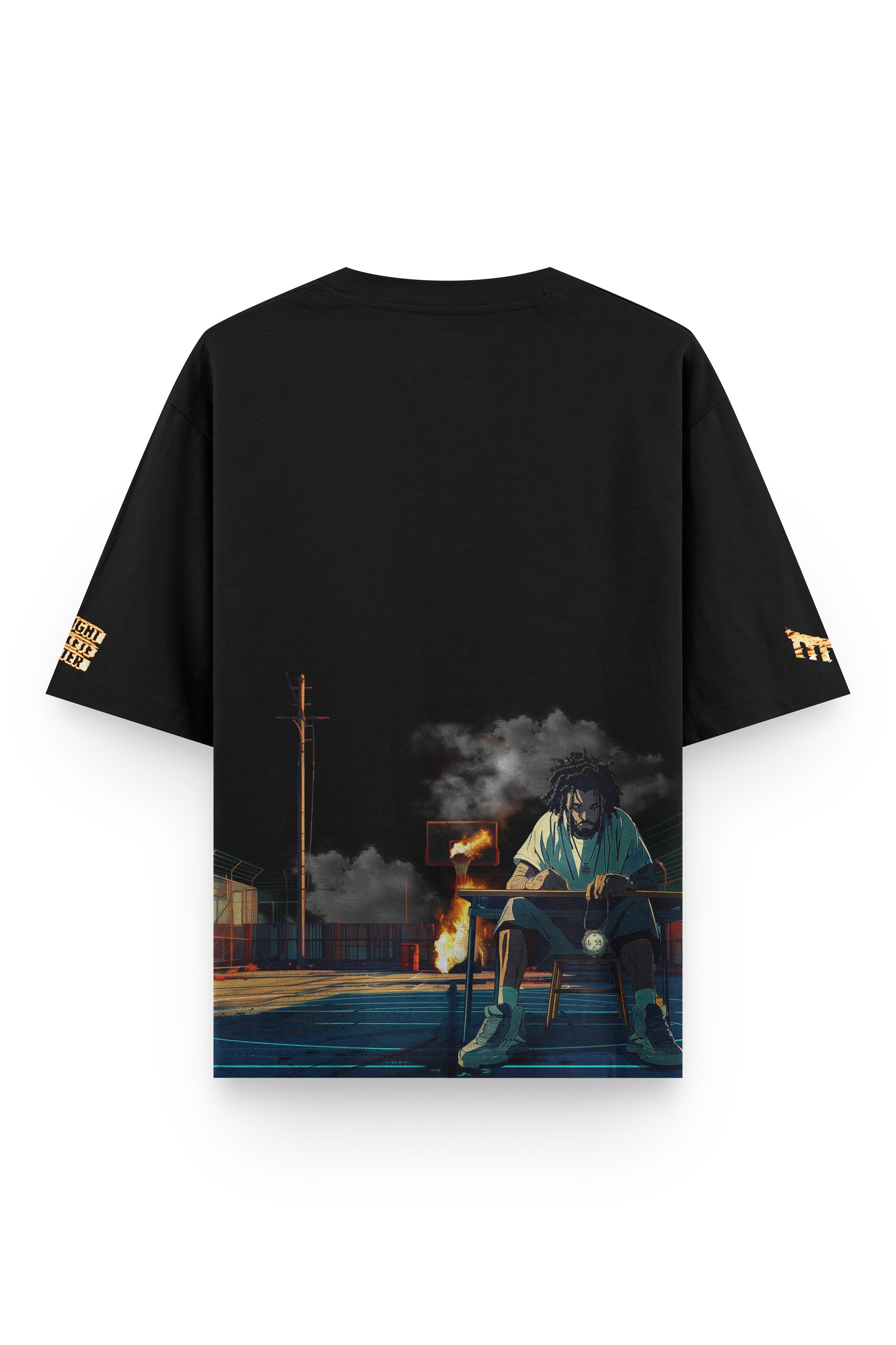 J Cole Oversized Tshirt Back