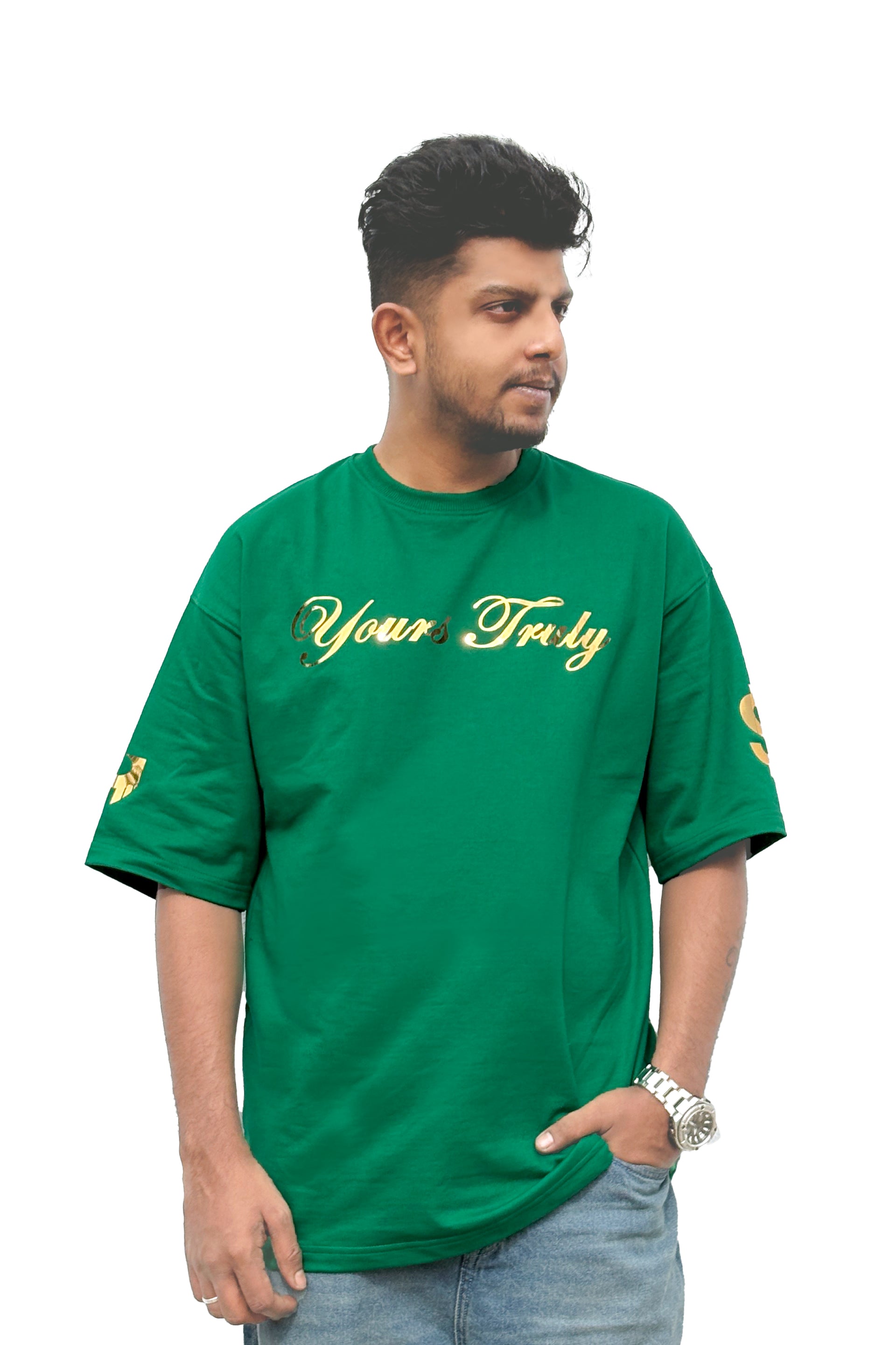 Krsna Oversized Tshirt Human Front