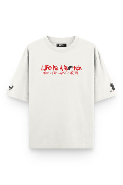 God Only Knows × Fragment POPUP 白M Maashu | PTSD | Oversized T-shirt | Drop Shoulder | Off-White