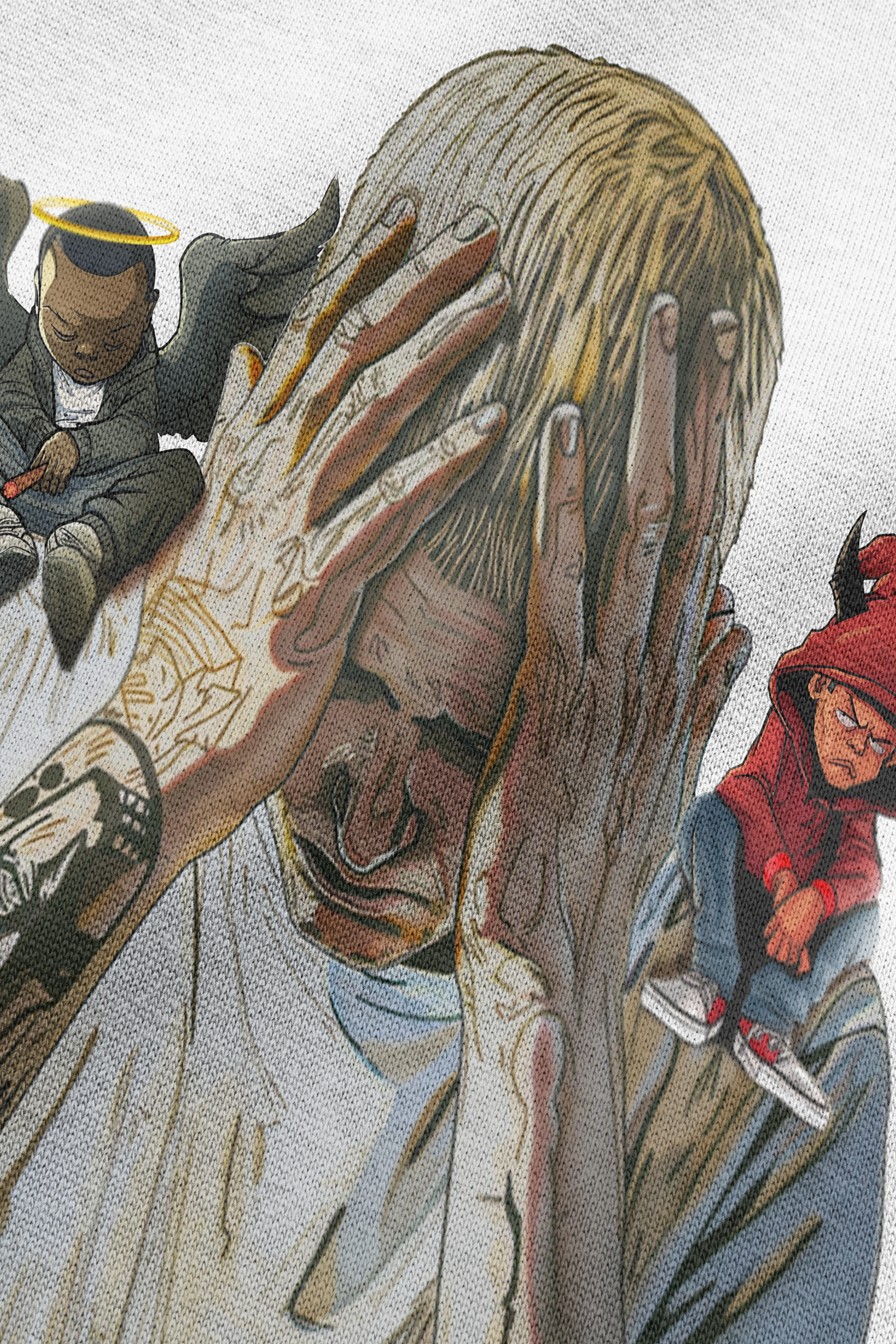 Eminem Slim Shady Oversized Tshirt Front