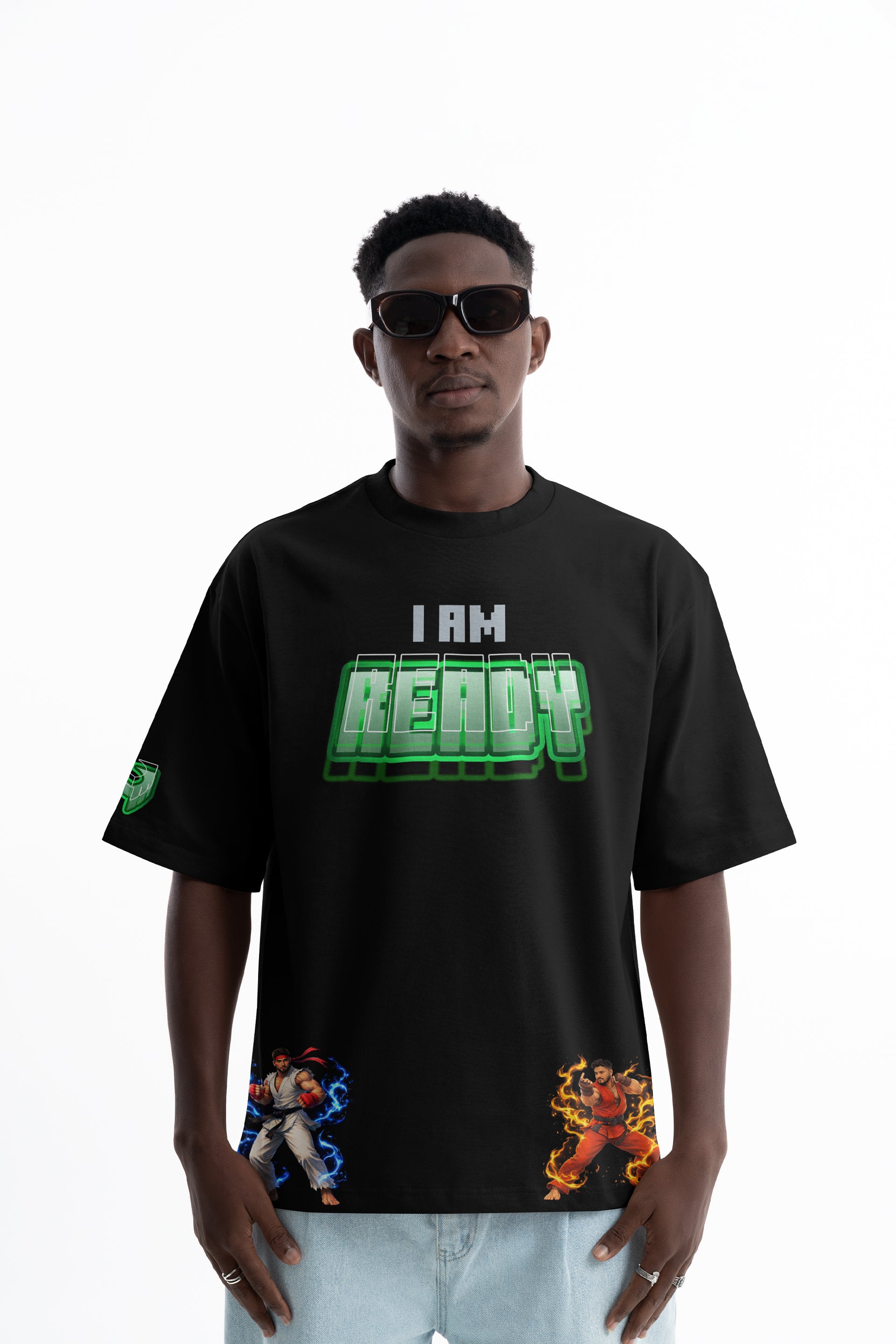 Krsna x Raftaar I'm Ready Oversized Tshirt