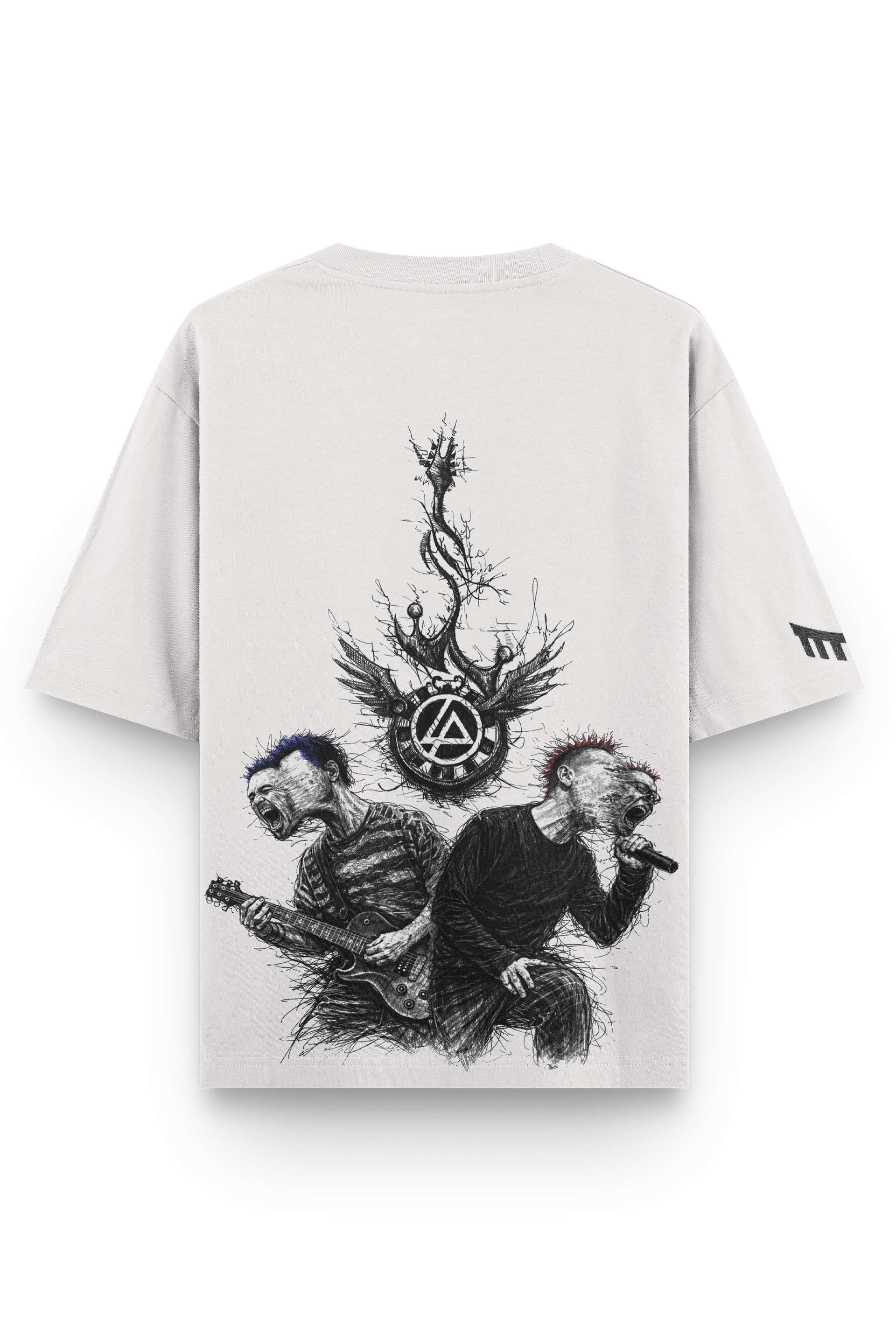 Linkin Park Oversized Tshirt Back