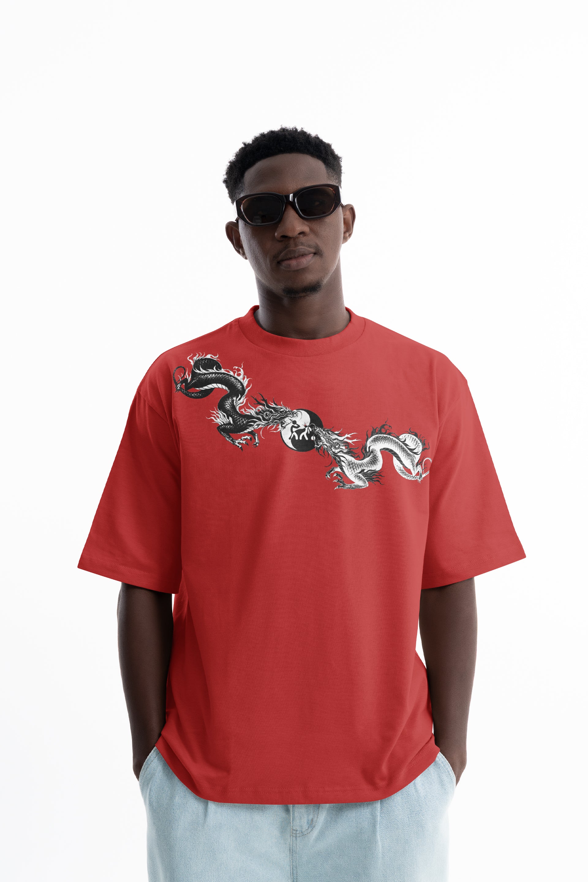 Seedhe Maut Red Oversized Tshirt