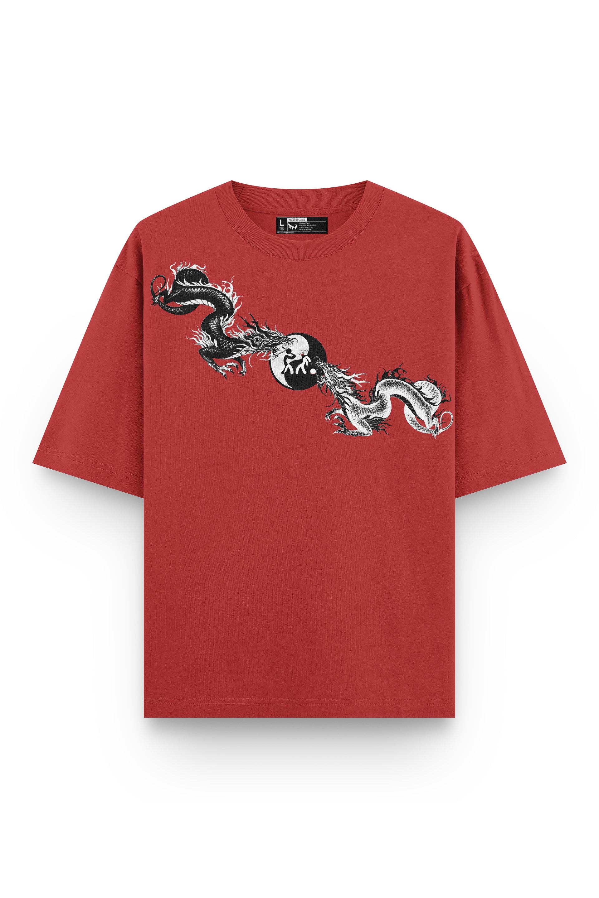 Seedhe Maut Red Oversized Tshirt